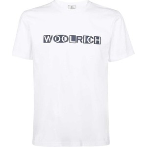 T-shirt Woolrich w młodzieżowym stylu z krótkim rękawem