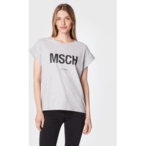 T-shirt MSCH Copenhagen z okrągłym dekoltem w młodzieżowym stylu