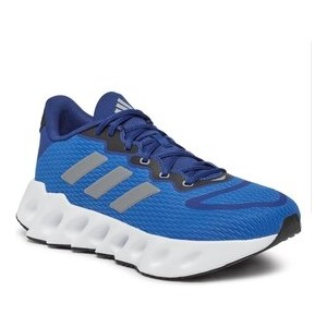 Niebieskie buty trekkingowe Adidas sznurowane