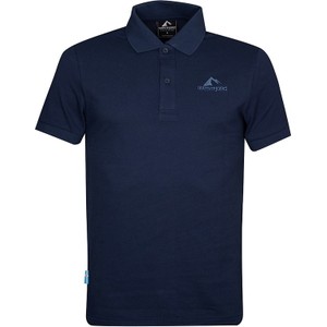 Niebieski t-shirt Westfjord w stylu casual z krótkim rękawem z bawełny