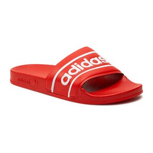 Czerwone buty letnie męskie Adidas w sportowym stylu