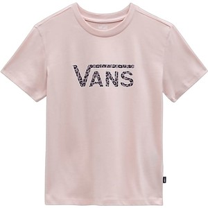 Różowa bluzka Vans z bawełny z okrągłym dekoltem