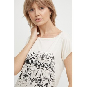 T-shirt Ralph Lauren w młodzieżowym stylu z okrągłym dekoltem