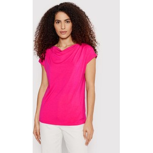 Różowy t-shirt MaxMara w stylu casual