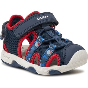 Granatowe buty dziecięce letnie Geox dla chłopców