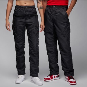Czarne spodnie Jordan z tkaniny