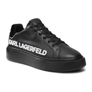 Czarne buty sportowe Karl Lagerfeld sznurowane