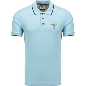 T-shirt Aeronautica Militare w stylu klasycznym z tkaniny