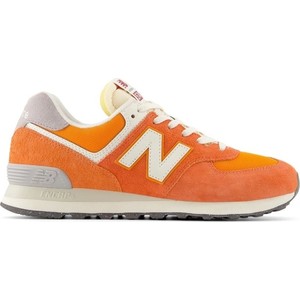 Pomarańczowe buty sportowe New Balance sznurowane