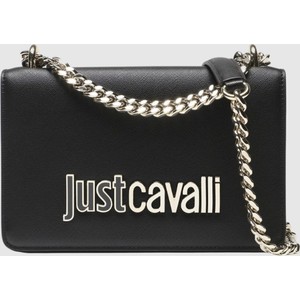 Czarna torebka Just Cavalli na ramię matowa