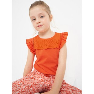 Pomarańczowa bluzka dziecięca Mayoral dla dziewczynek