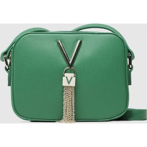 Zielona torebka Valentino by Mario Valentino średnia ze skóry w młodzieżowym stylu