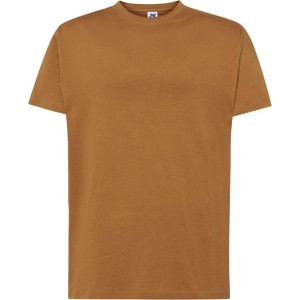 Brązowy t-shirt JK Collection z bawełny w stylu casual