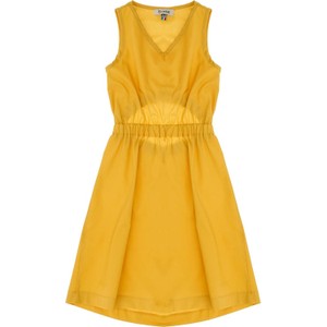 Żółta sukienka dziewczęca Dixie z bawełny