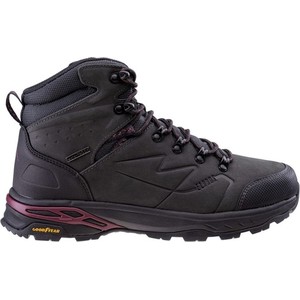 Czarne buty trekkingowe Elbrus sznurowane