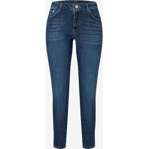 Granatowe jeansy More & More w stylu klasycznym