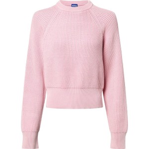Różowy sweter Hugo Blue z bawełny