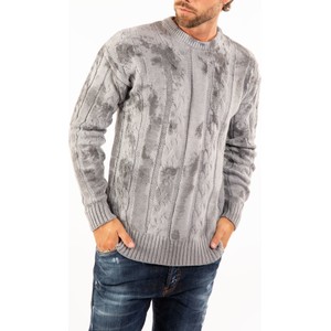 Sweter ubierzsie.com w stylu casual z okrągłym dekoltem