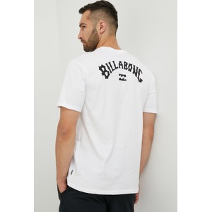 T-shirt Billabong w młodzieżowym stylu z nadrukiem z bawełny