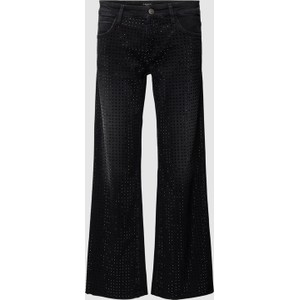 Czarne jeansy Cambio z bawełny