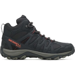 Czarne buty trekkingowe Merrell sznurowane z goretexu
