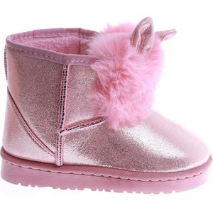 Różowe buty dziecięce zimowe Pantofelek24.pl dla dziewczynek