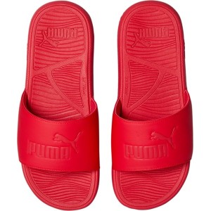 Czerwone buty letnie męskie Puma w sportowym stylu