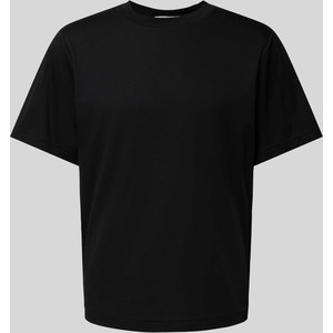 Czarny t-shirt Tiger Of Sweden z krótkim rękawem z bawełny