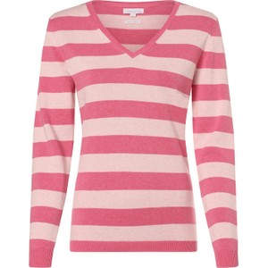 Różowy sweter brookshire w stylu casual