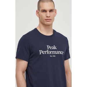 T-shirt Peak performance z krótkim rękawem w młodzieżowym stylu