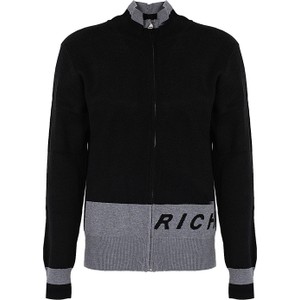 Czarny sweter ubierzsie.com z wełny w stylu casual