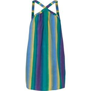 Sukienka bonprix mini z dekoltem w kształcie litery v na ramiączkach