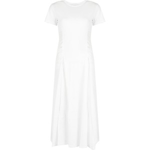Sukienka ubierzsie.com w stylu casual z okrągłym dekoltem z krótkim rękawem