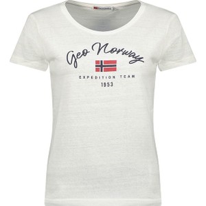 T-shirt Geographical Norway z bawełny w młodzieżowym stylu
