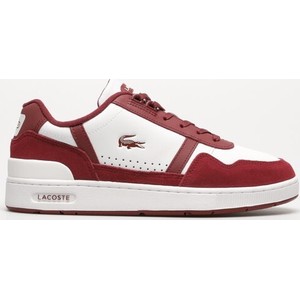 Czerwone buty sportowe Lacoste
