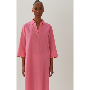 Różowa sukienka someday. mini z bawełny w stylu casual