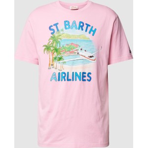 T-shirt Mc2 Saint Barth z bawełny z nadrukiem