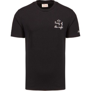 Czarny t-shirt Mc2 Saint Barth w stylu casual