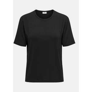 Czarny t-shirt JDY z krótkim rękawem w stylu casual