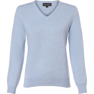 Niebieski sweter Franco Callegari w stylu casual