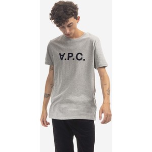 T-shirt A.P.C. z nadrukiem z bawełny