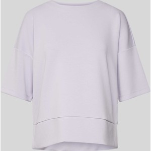 Fioletowa bluzka Opus w stylu casual z krótkim rękawem