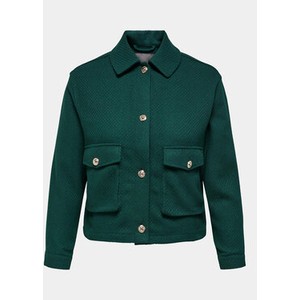 Zielona kurtka Only w stylu casual krótka przejściowa