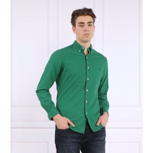 Zielona koszula POLO RALPH LAUREN z bawełny