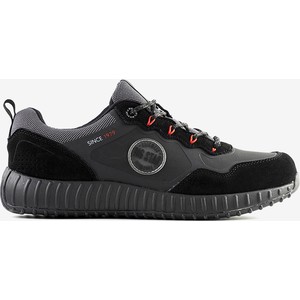 Czarne buty sportowe Gemre.com.pl sznurowane w sportowym stylu