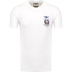T-shirt Aeronautica Militare z nadrukiem w młodzieżowym stylu z bawełny
