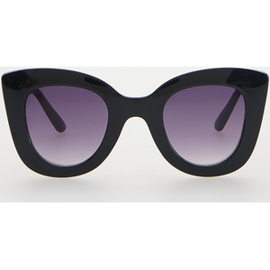 Czarne okulary damskie Reserved