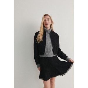 Czarna spódnica Reserved w stylu casual z bawełny