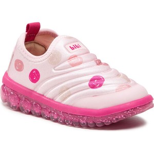 Różowe buty sportowe dziecięce Bibi dla dziewczynek sznurowane