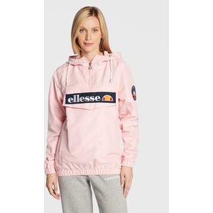 Różowa kurtka Ellesse w sportowym stylu z kapturem